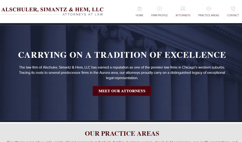 Small Business Attorney Web Design