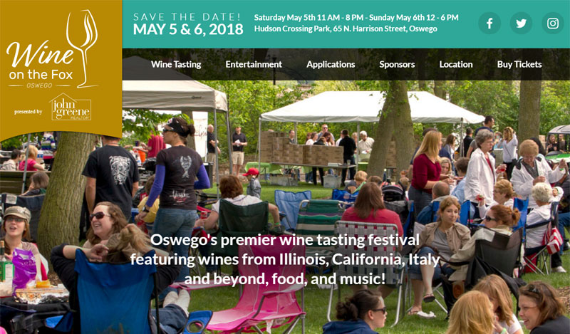 Wine Festival Web Design